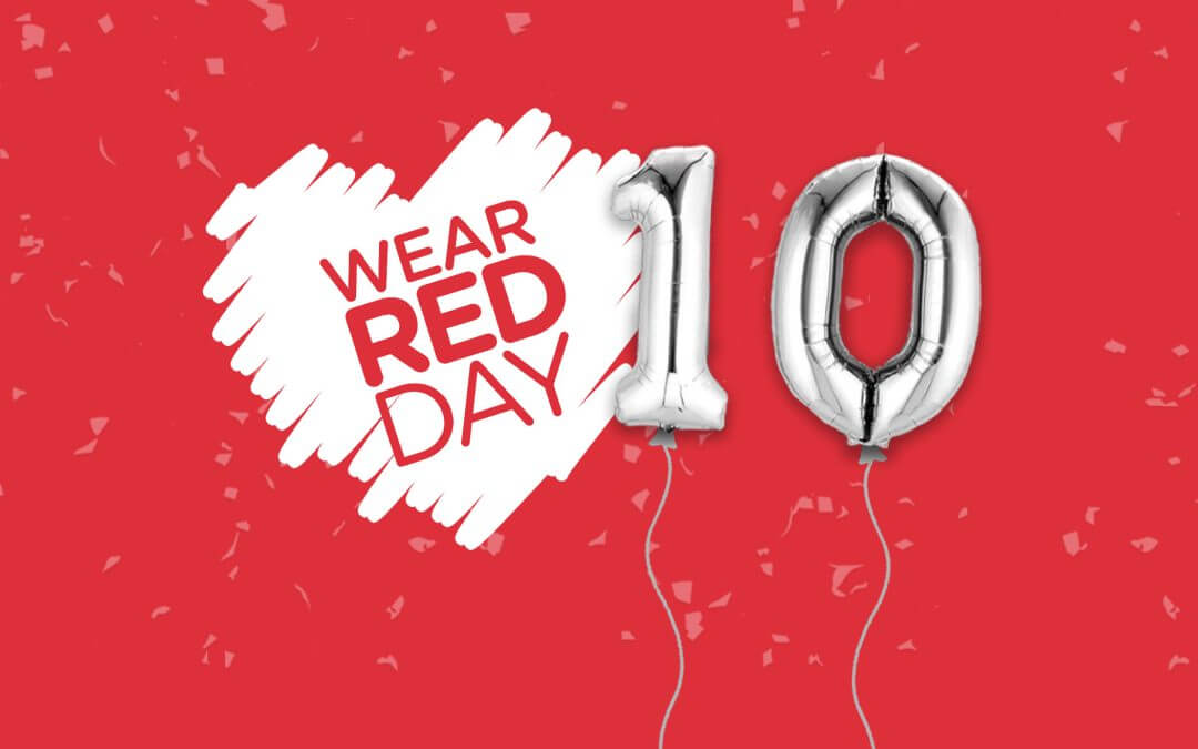 Companies are pledging their support for Wear Red Day - CHSF