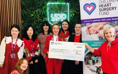 YPP Lettings donated over £17k to Children’s Heart Surgery Fund